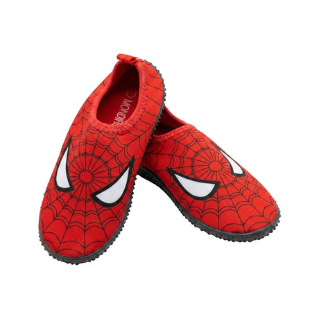 Kids Cartoon Print Aqua Shoes With Toggle Closure