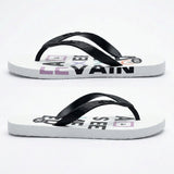 Graphic Flip Flop Sandals With Straps