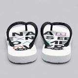 Graphic Flip Flop Sandals With Straps