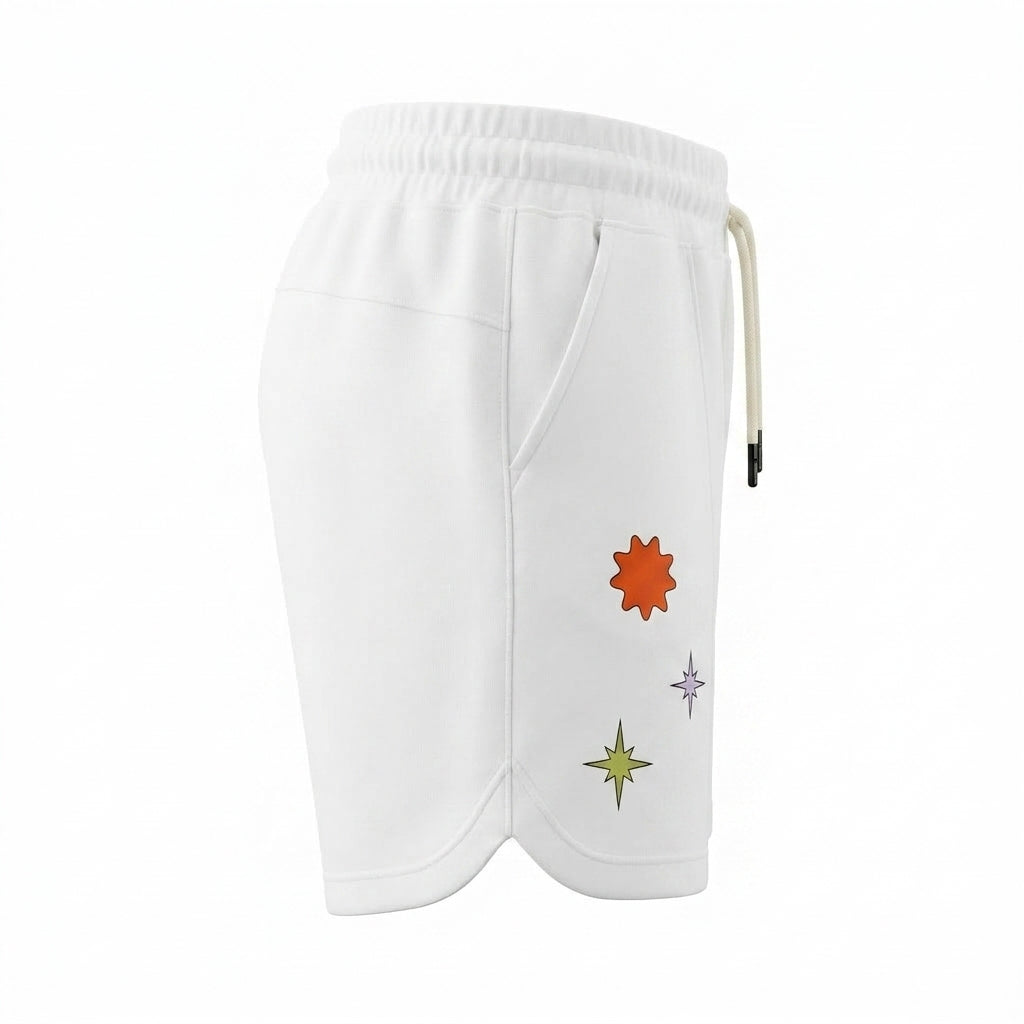 Kids Graphic Drawstring Shorts