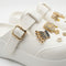 Girls Pearl And Chain Charm Clog Sandals With Buckle Strap