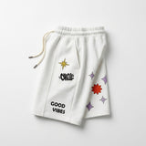 Kids Graphic Drawstring Shorts