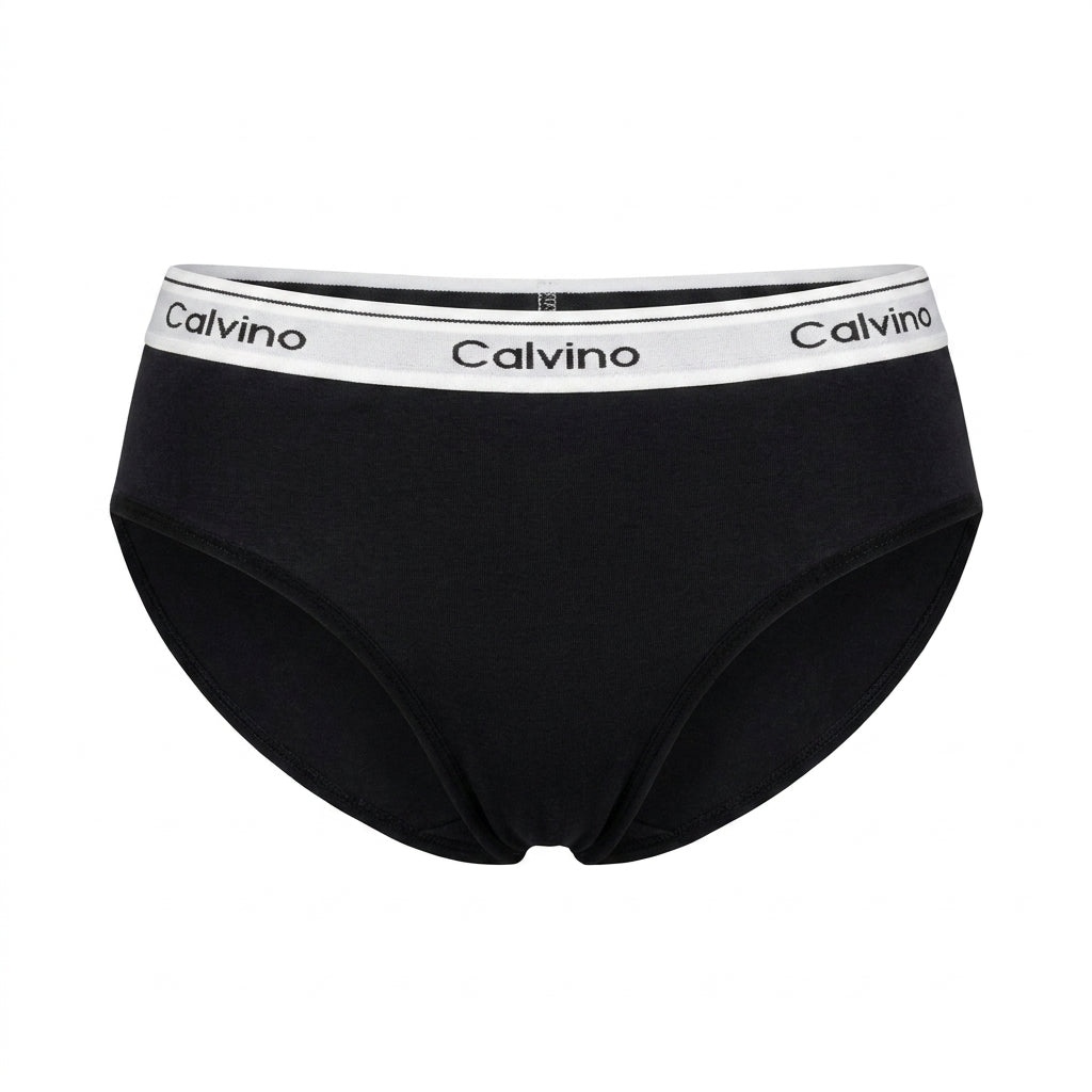 Women Briefs With Logo Waistband