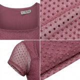 Textured Square Neck Top