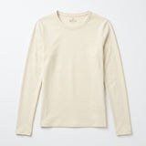 Long Sleeve Basic Top With Rou Neckline