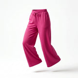 Women Bright Wide Leg Lounge Pants