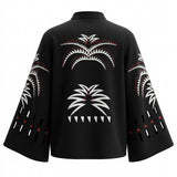 Women Printed Button Front Blouse