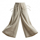 Women Drawstring Wide Leg Pants