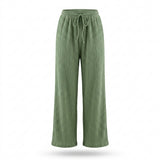 Women Textured Wide Leg Pants