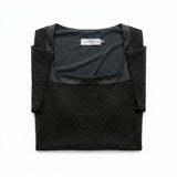 Girls Textured Cap Sleeve Top