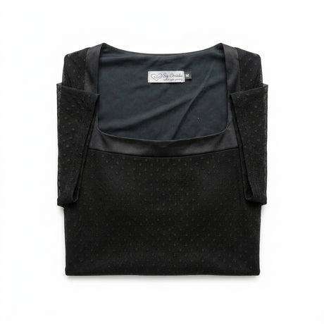 Girls Textured Cap Sleeve Top