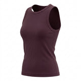 Casual Ribbed Sleeveless Tank Top
