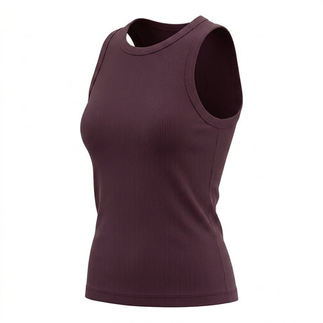 Casual Ribbed Sleeveless Tank Top