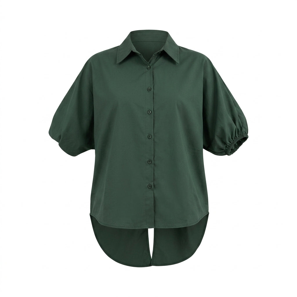Oversized Button Front Shirt