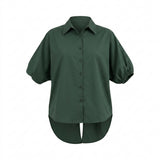 Oversized Button Front Shirt