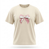 Girls 3D Bow Embellished T Shirt
