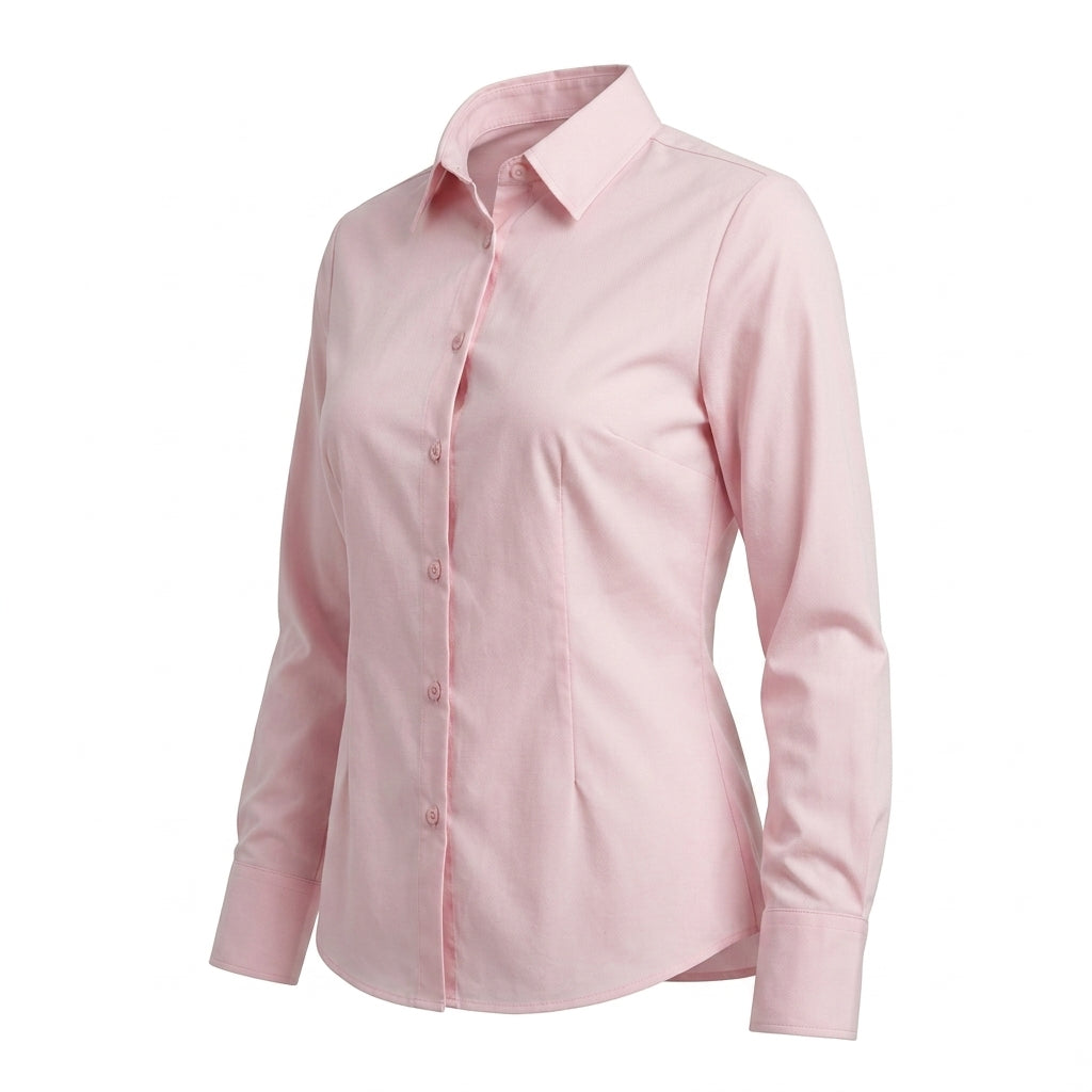 Women Tailored Button Front Shirt