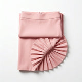 Girls Pleated Button Front Skirt