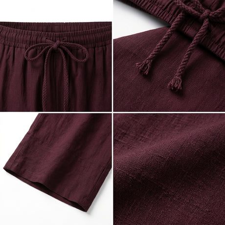 Women Drawstring Wide Leg Pants