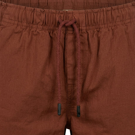 Men Linen Blend Drawstring Casual Shorts