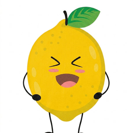 Kids Lemon Graphic Print T Shirt