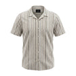 Men Stripe Shirt And Shorts Set