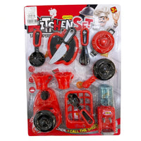 Kids Pretend Play Kitchen Cooking Set 12 Piece Kitchen Accessories Toy Set