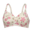 Women Floral Print Lightly Padded Bra And Brief Set