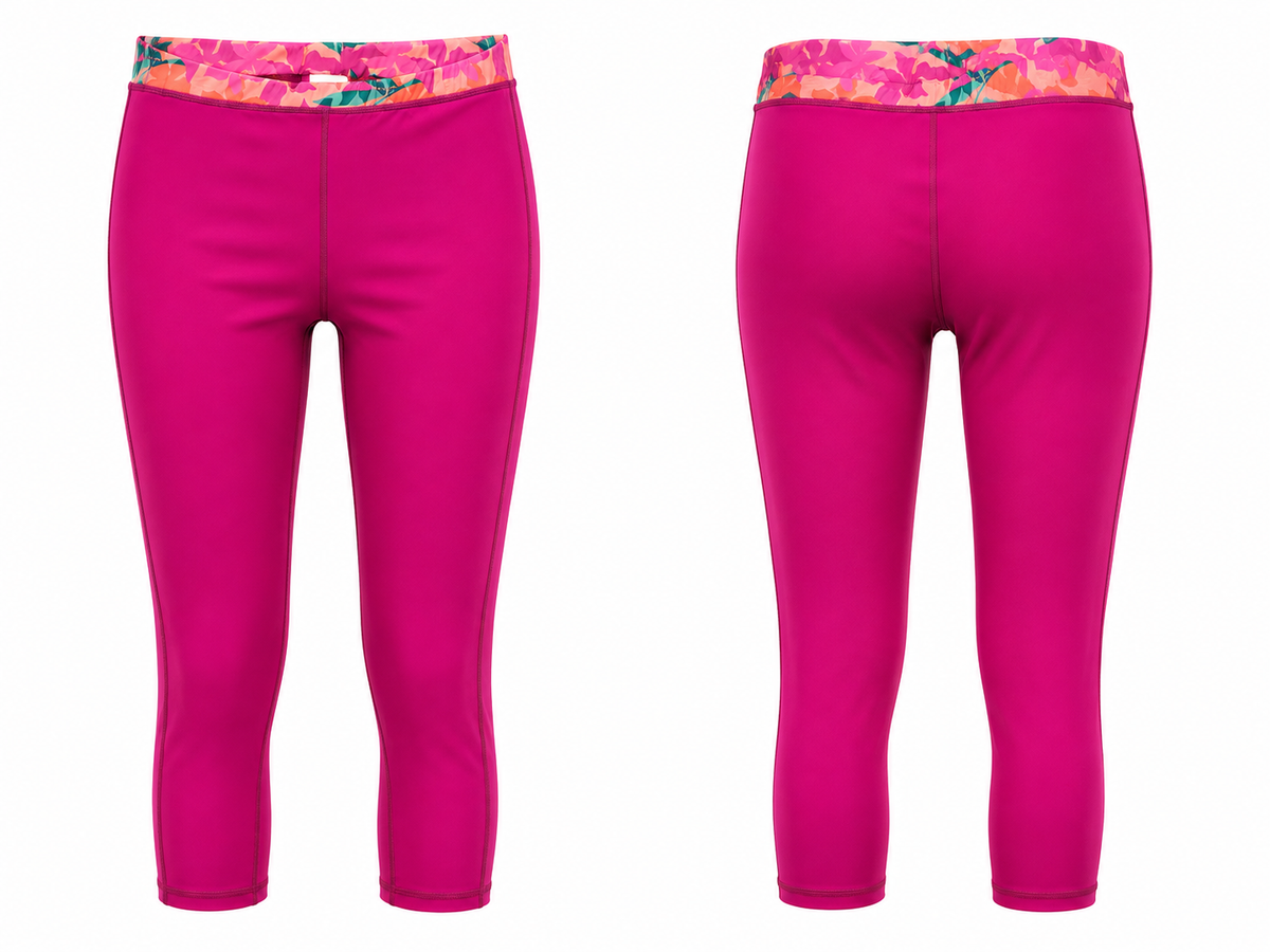 Girls Capri Swim Leggings
