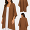 Casual Wear Women Short Sleeve Open Front Cover Up
