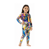 Girls’ Artistic Splash Full-Length Swimming Suit
