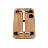 Foldable Wooden Laptop Table With Cup Holder