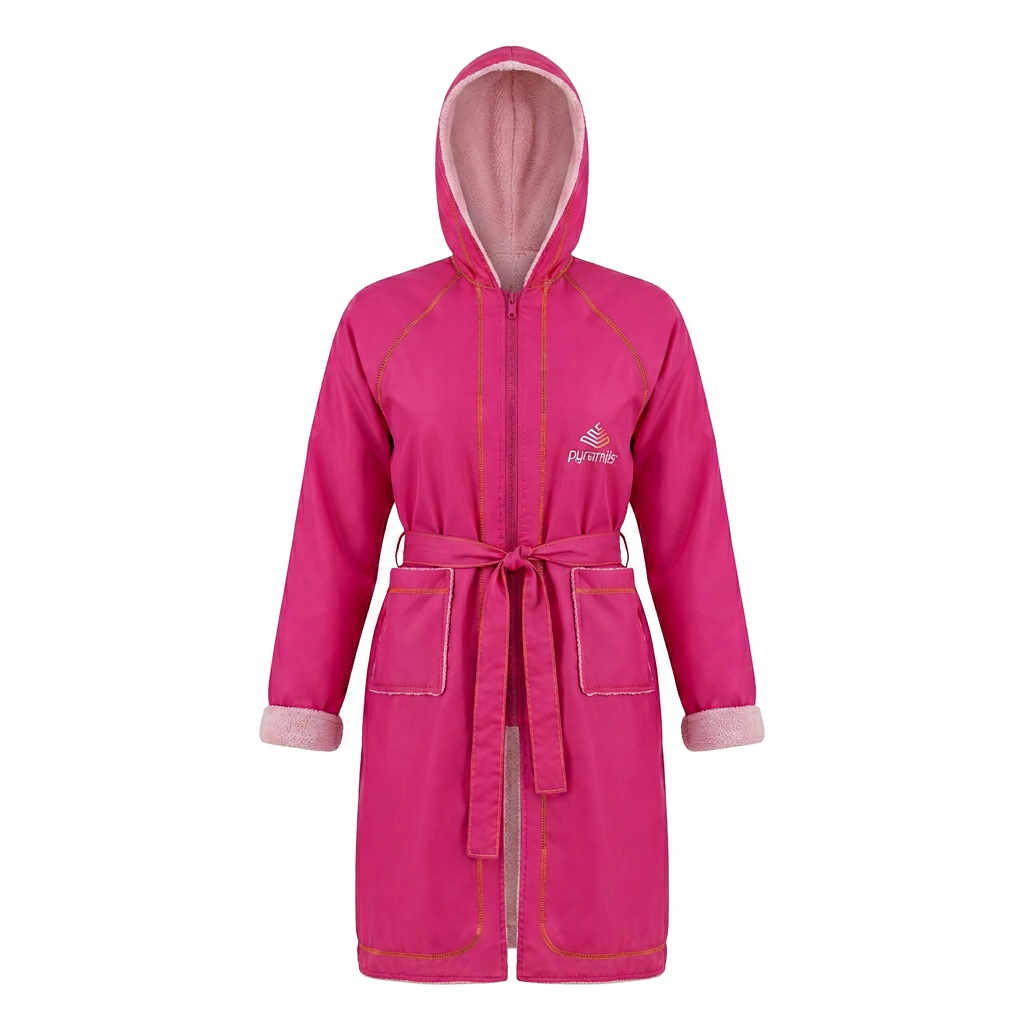 Girls Hooded Swim Cover Up Robe