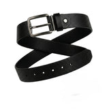 Textured Formal Belt With Metal Pin Buckle